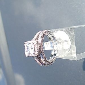 Newshe Cubic zirconia wedding set